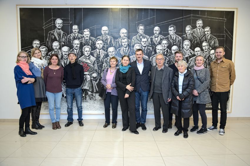 Wizyta wnuków Marii Curie-Skłodowskiej