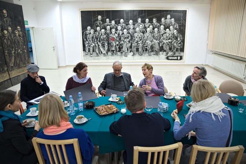 Wizyta wnuków Marii Curie-Skłodowskiej - wybór zdjęć