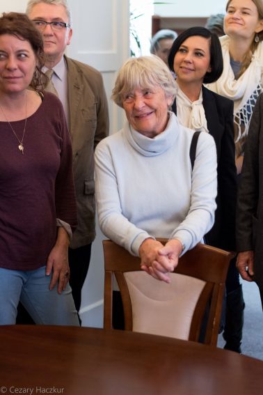Wizyta wnuków Marii Curie-Skłodowskiej