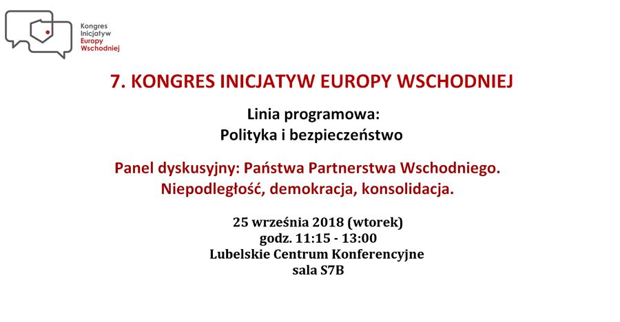 Kongres Inicjatyw Europy Wschodniej 2018