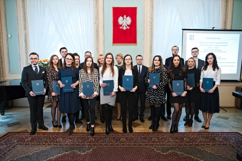 Wręczenie stypendiów Prezydenta Lublina dla studentów i...