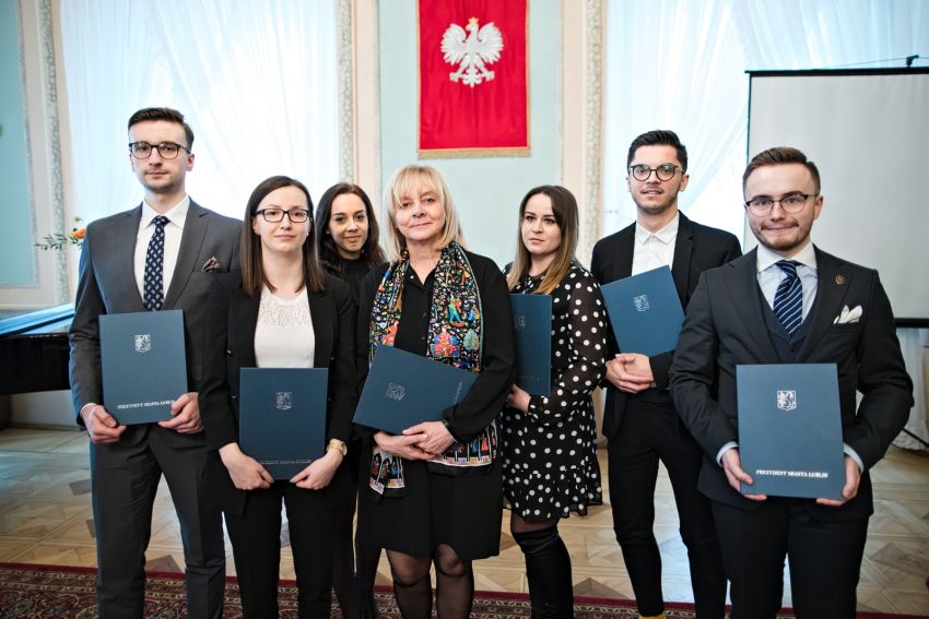 Wręczenie stypendiów Prezydenta Lublina dla studentów i...