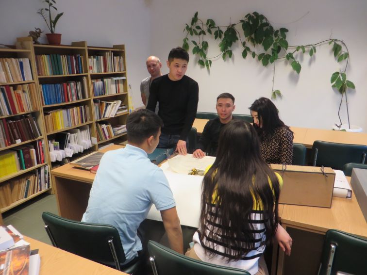 Wizyta studentów z Kazachstanu