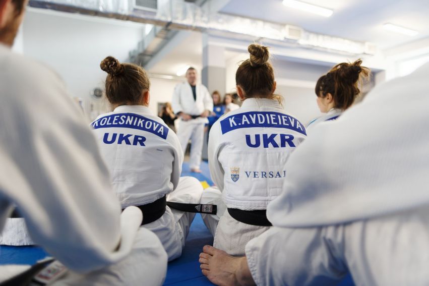Spotkanie z kadrą narodową Ukrainy w judo osób niesłyszących