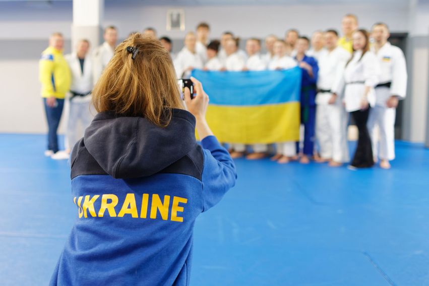 Spotkanie z kadrą narodową Ukrainy w judo osób niesłyszących