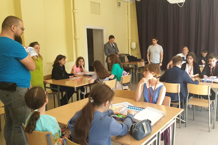 Warsztaty dla uczniów z Erasmusa