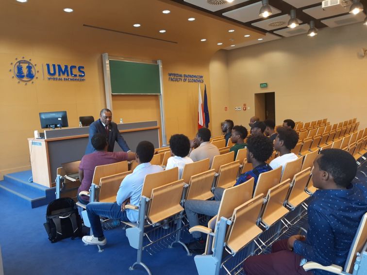 Wizyta Ambasadora Rwandy na UMCS
