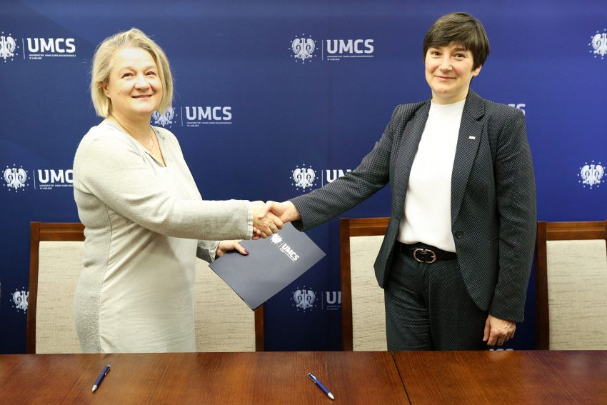 Podpisanie porozumienia między Wydziałem Chemii UMCS a...