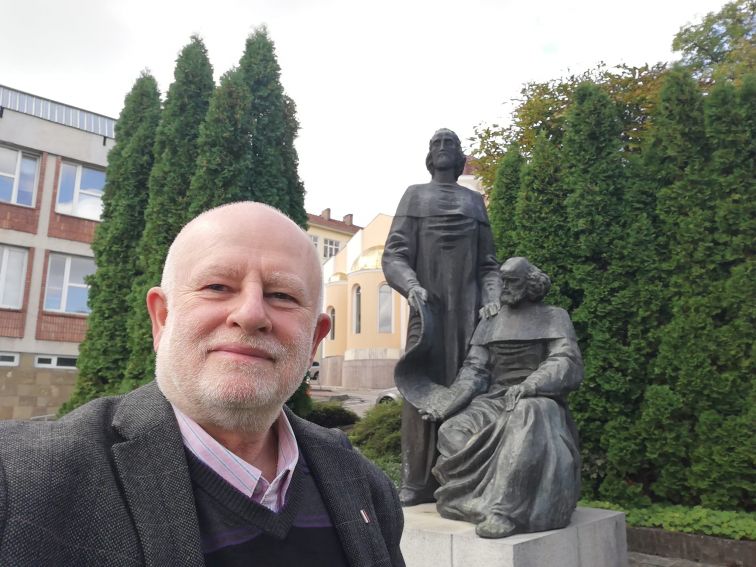 Wizyta dr. Leszka Mikruta w Wielkim Tyrnowie (Erasmus+)