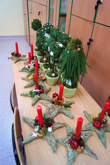 Warsztaty bożonarodzeniowe w Szkole Podstawowej w Konopnicy