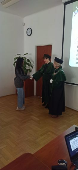 The oath of office for first year students
