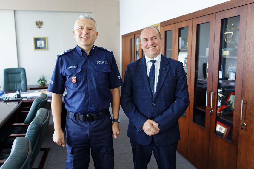Spotkanie z Komendantem Wojewódzkim Policji w Lublinie