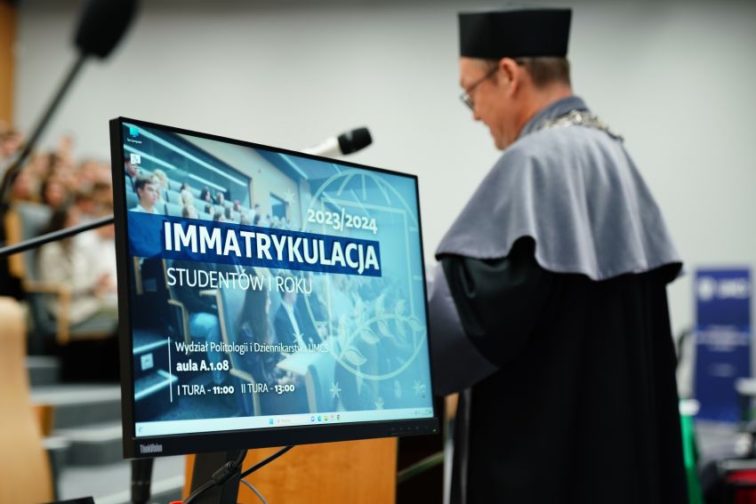 Immatrykulacja 2023/24 na Wydziale Politologii i...