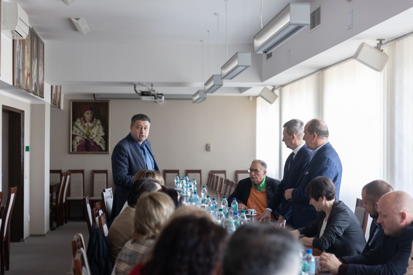 Spotkanie z rektorami uczelni ukraińskich