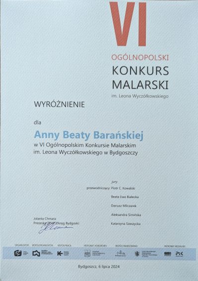 Prace dr Anny Beaty Barańskiej nagrodzone podczas VI...