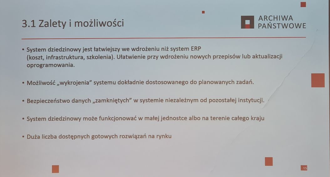 Konferencja Systemy klasy EZD a systemy dziedzinowe w...