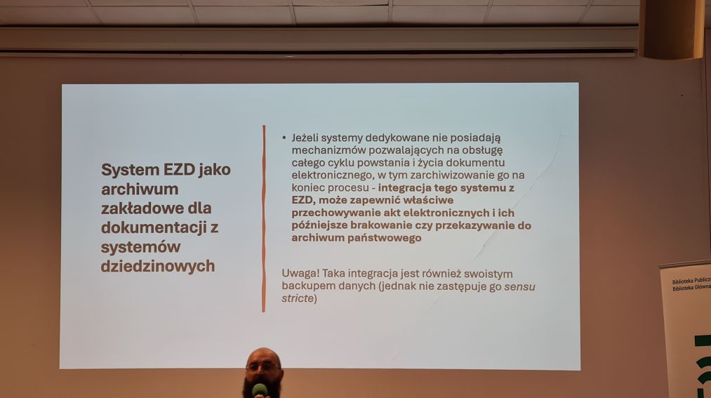 Konferencja Systemy klasy EZD a systemy dziedzinowe w...