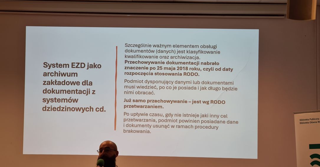 Konferencja Systemy klasy EZD a systemy dziedzinowe w...