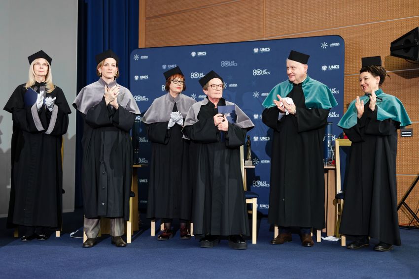 Uroczystość nadania tytułów DHC Anne Applebaum, Agnieszce...