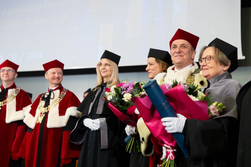 Uroczystość nadania tytułów DHC Anne Applebaum, Agnieszce...