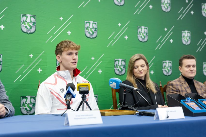 Konferencja prasowa z udziałem Kacpra Stokowskiego 