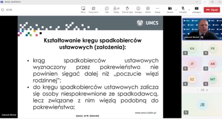 Ogólnopolska Konferencja Naukowa pt. „Spadek - kwestia...