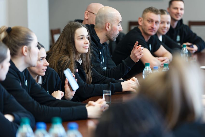 Spotkanie z koszykarkami Polski Cukier AZS UMCS Lublin