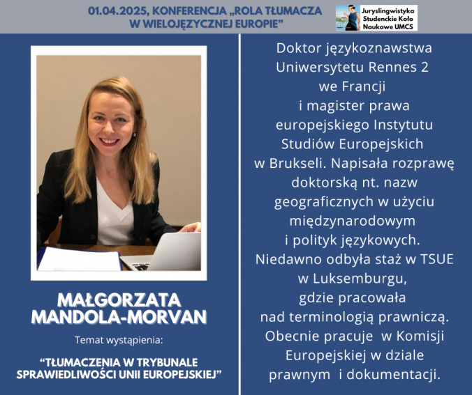 Rola tłumacza w wielojęzycznej Europie - sylwetki...