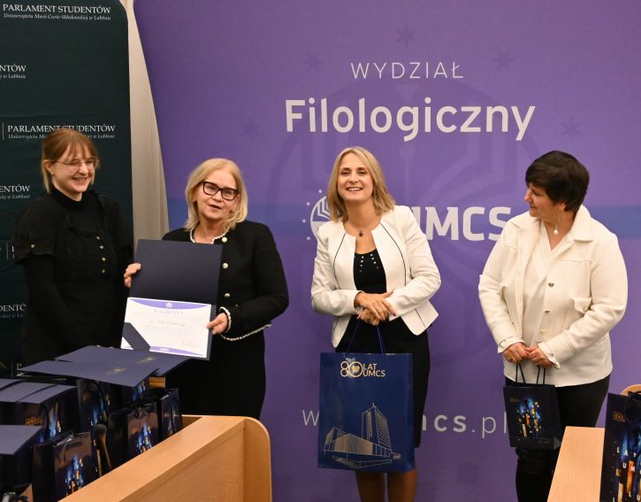 Najlepsze prace dyplomowe na Wydziale Filologicznym...