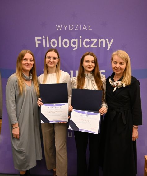 Najlepsze prace dyplomowe na Wydziale Filologicznym...