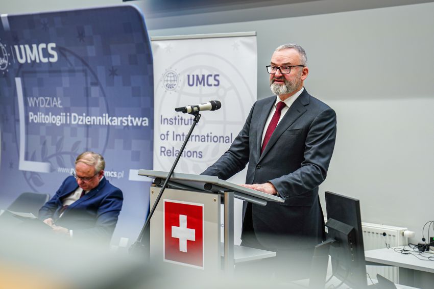 Rozmowy dyplomatyczne z Ambasadorem Szwajcarii w Polsce...