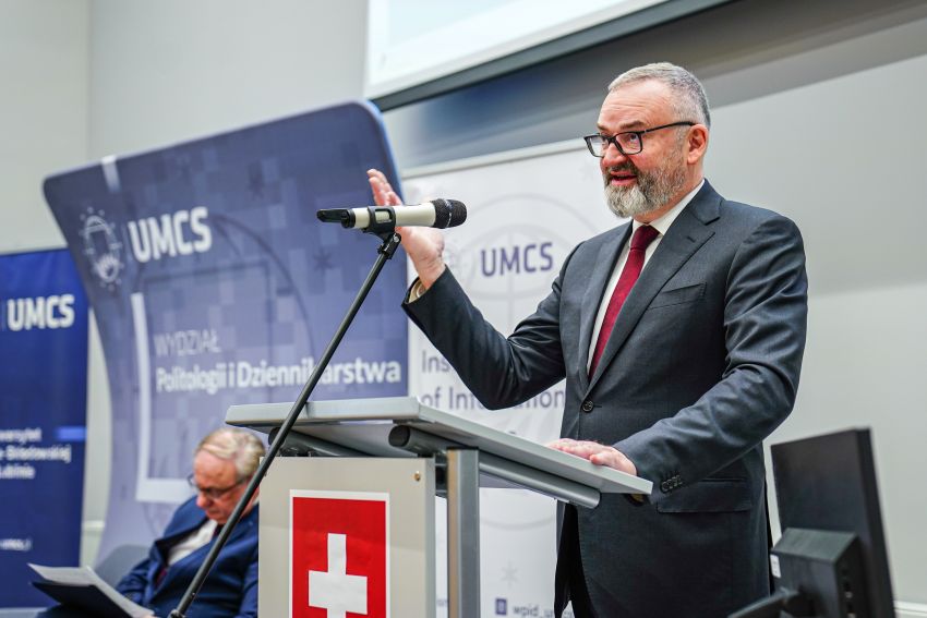 Rozmowy dyplomatyczne z Ambasadorem Szwajcarii w Polsce...