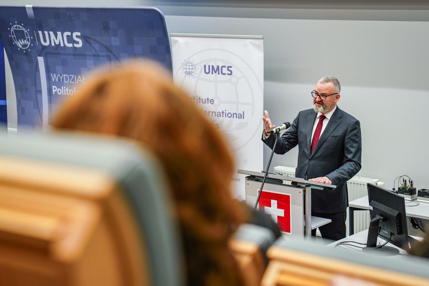 Rozmowy dyplomatyczne z Ambasadorem Szwajcarii w Polsce...