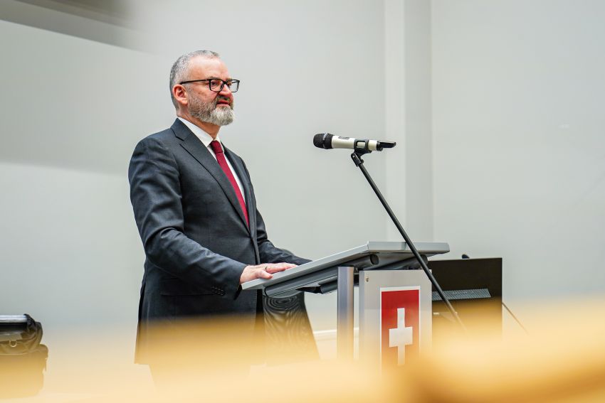 Rozmowy dyplomatyczne z Ambasadorem Szwajcarii w Polsce...