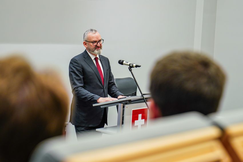 Rozmowy dyplomatyczne z Ambasadorem Szwajcarii w Polsce...