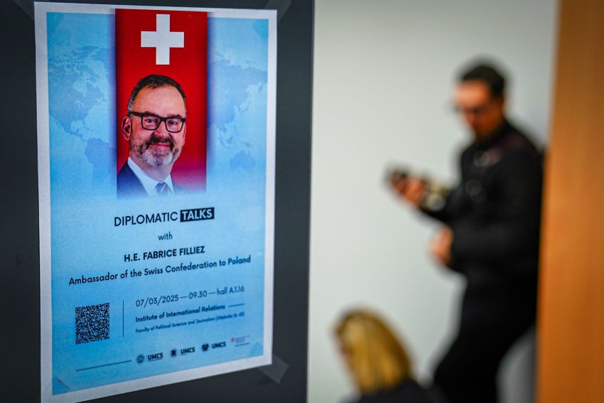Rozmowy dyplomatyczne z Ambasadorem Szwajcarii w Polsce...