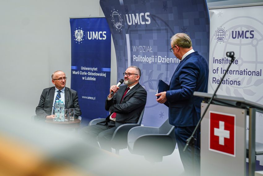 Rozmowy dyplomatyczne z Ambasadorem Szwajcarii w Polsce...