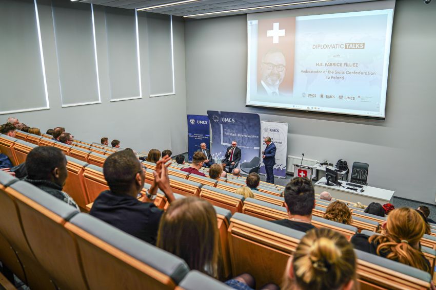 Rozmowy dyplomatyczne z Ambasadorem Szwajcarii w Polsce...