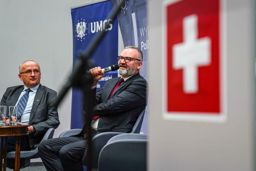 Rozmowy dyplomatyczne z Ambasadorem Szwajcarii w Polsce...