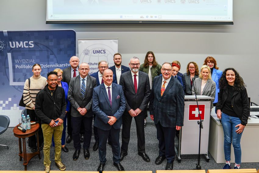 Rozmowy dyplomatyczne z Ambasadorem Szwajcarii w Polsce...