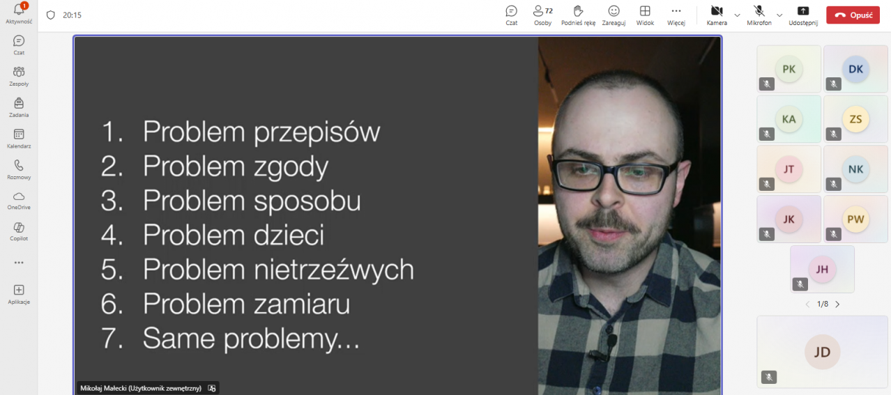 Spotkanie eksperckie pt. "Czy »tak« zawsze znaczy...