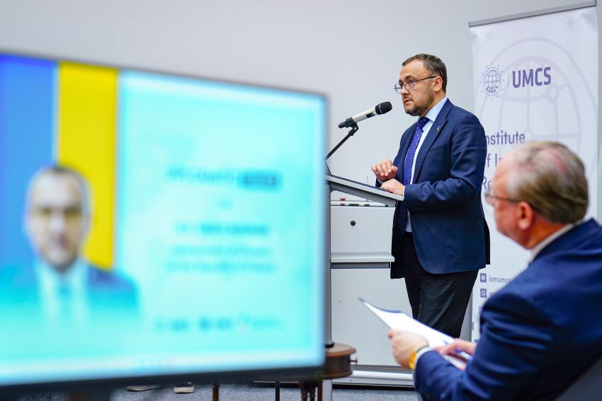 Rozmowy dyplomatyczne z Ambasadorem Ukrainy JE Vasylem...