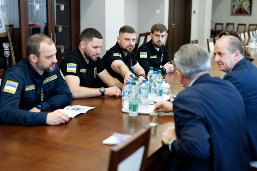 Spotkanie z przedstawicielami Lwowskiej Służby Celnej
