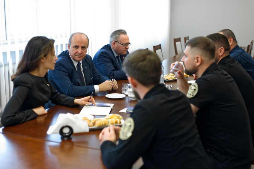 Spotkanie z przedstawicielami Lwowskiej Służby Celnej