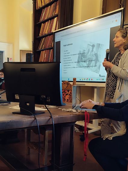 Przedstawicielki Centrum Promocji na Università degli...