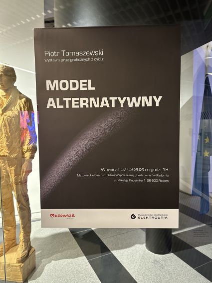 Autorska wystawa nowych grafik z cyklu Model Alternatywny...
