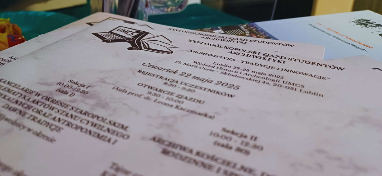 "Tradycje i Innowacje" z Archiwistyką - XXVI OZSA