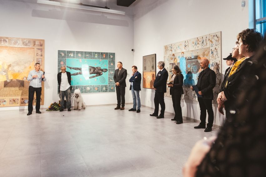 Wernisaż wystawy prof. Jacka Wojciechowskiego: fotorelacja