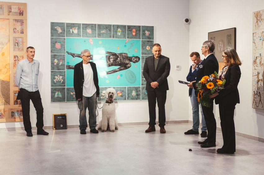 Wernisaż wystawy prof. Jacka Wojciechowskiego: fotorelacja