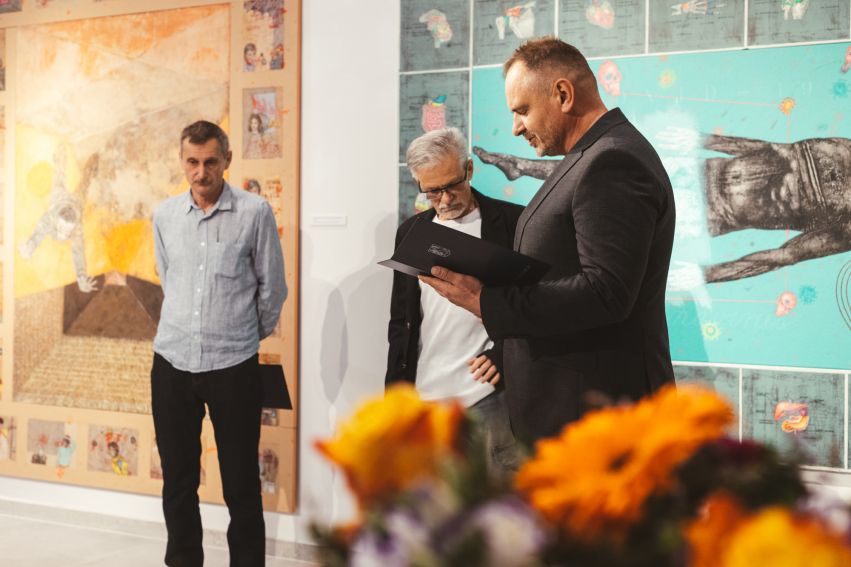 Wernisaż wystawy prof. Jacka Wojciechowskiego: fotorelacja